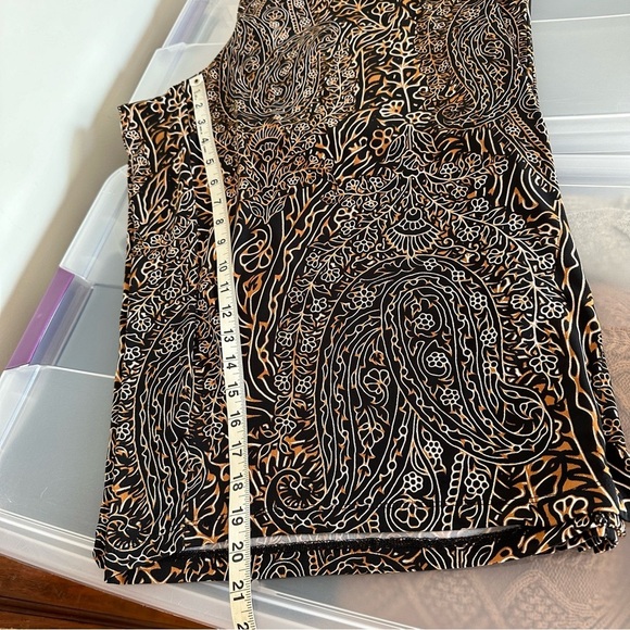 Susan Graver Liquid Knit Pull-on Wide Leg Capri Crop Pants Size 3X - Picture 10 of 12